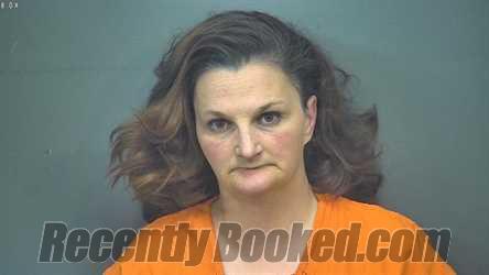 Booking photo from Boone County, Indiana