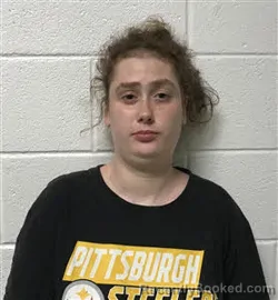 Mugshot of Harley Nicole Austin booked in Haywood County, North Carolina on May 18, 2026