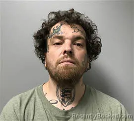 Mugshot of Brandon Ridge Humphrey booked in Haywood County, North Carolina on June 22, 2026