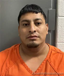 Mugshot of Vicilio Angel Ramirez Gonsalez booked in Haywood County, North Carolina on October 5, 2026