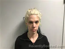 Mugshot of April Coleen Moore booked in Haywood County, North Carolina on March 19, 2026