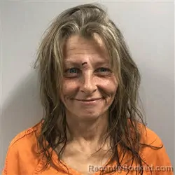 Mugshot of Misty Greshem Temple booked in Haywood County, North Carolina on April 1, 2026