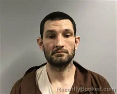 Mugshot of Justin Bryant Banks booked in Haywood County, North Carolina on August 23, 2026