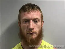 Mugshot of Brandon Paul Sherrill booked in Haywood County, North Carolina on March 31, 2026