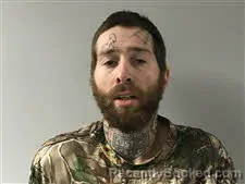 Mugshot of Joshua Allen Forrest booked in Haywood County, North Carolina on March 16, 2026