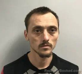 Mugshot of Anthony Strickler booked in Haywood County, North Carolina on August 29, 2026