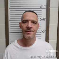 Mugshot of Jason Thomas Wolf booked in Brown County, Indiana on April 1, 2026