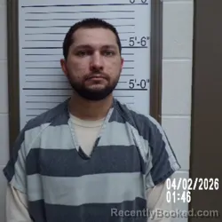 Mugshot of Aaron Dale Gorham booked in Brown County, Indiana on April 2, 2026