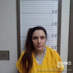 Mugshot of Kayla Marie Flynn booked in Brown County, Indiana on April 22, 2026