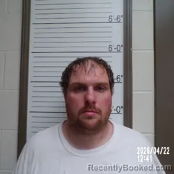 Mugshot of Anthony Wayne Denson booked in Brown County, Indiana on April 22, 2026