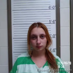 Mugshot of Reva Lorrain Regener booked in Brown County, Indiana on May 29, 2026