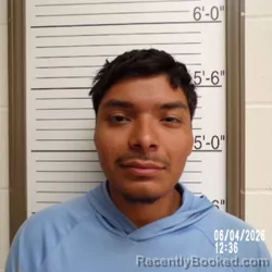 Mugshot of KEVIN DANIEL GARCIA HERNANDEZ booked in Brown County, Indiana on June 4, 2026