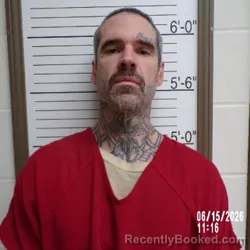 Booking photo from Brown County, Indiana