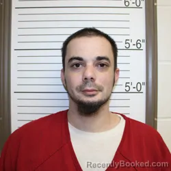 Mugshot of Daniel Jacob Hallenbake booked in Brown County, Indiana on July 10, 2026