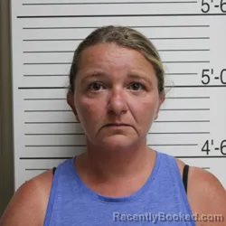 Mugshot of Holly June Peters booked in Brown County, Indiana on August 3, 2026
