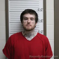 Mugshot of Dylan R Roberts booked in Brown County, Indiana on August 12, 2026