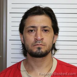 Mugshot of Jose G Mora Gutierrez booked in Brown County, Indiana on August 27, 2026