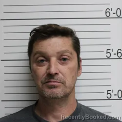 Mugshot of Shawn Christain Doughty booked in Brown County, Indiana on October 1, 2026