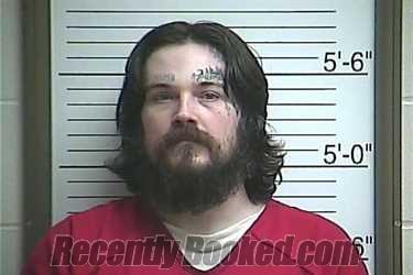 Booking photo from Brown County, Indiana