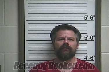 Booking photo from Brown County, Indiana