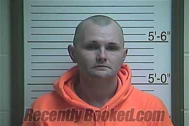 Booking photo from Brown County, Indiana