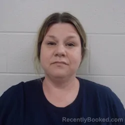 Mugshot of Laura Rae Bramlett booked in Carroll County, Indiana on March 27, 2026