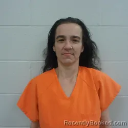 Mugshot of Maranda Gilleran booked in Carroll County, Indiana on March 31, 2026