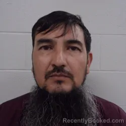 Mugshot of Jesse Felix Macias booked in Carroll County, Indiana on April 3, 2026