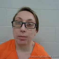 Mugshot of Haley Eddie Logan booked in Carroll County, Indiana on April 6, 2026