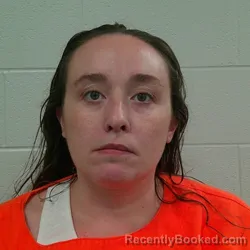 Mugshot of Cassie Rose Burge booked in Carroll County, Indiana on July 30, 2026