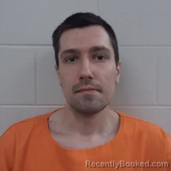 Mugshot of Brandon Robert Knox booked in Carroll County, Indiana on May 8, 2026