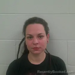 Mugshot of Sarah Rasher booked in Carroll County, Indiana on June 24, 2026