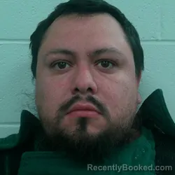 Mugshot of Carlos Garcia Santiago booked in Carroll County, Indiana on June 27, 2026