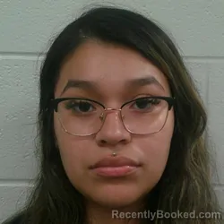 Mugshot of Jade Ivette Barragan-Bueno booked in Carroll County, Indiana on October 20, 2026
