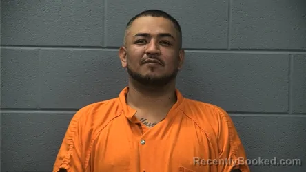 Mugshot of IRVING JAHAZIEL REBOLLOSO GUERRERO booked in Cass County, Indiana on March 28, 2026
