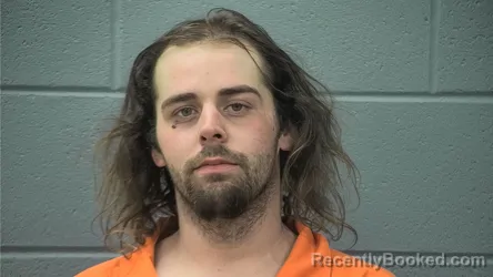 Mugshot of AARON DANIEL KEMPER booked in Cass County, Indiana on April 12, 2026