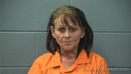 Mugshot of TINA SUE LANGLEY booked in Cass County, Indiana on April 12, 2026