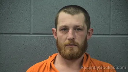 Mugshot of JOSHUA LEE BURKETT booked in Cass County, Indiana on April 12, 2026