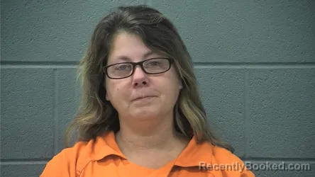 Mugshot of Rossana Marie Adair booked in Cass County, Indiana on August 3, 2026