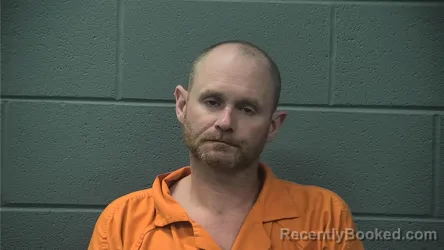 Mugshot of Joshua Michael Fry booked in Cass County, Indiana on August 3, 2026