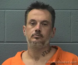 Mugshot of Brandon John Jillson booked in Cass County, Indiana on August 4, 2026