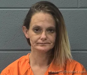 Mugshot of Kristen Michelle Frank booked in Cass County, Indiana on August 4, 2026