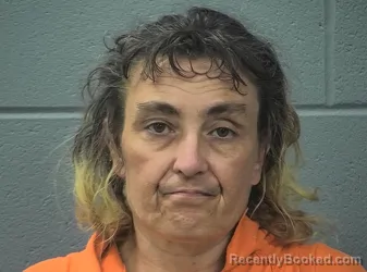 Mugshot of Kathryn Anne Ade Hinkle booked in Cass County, Indiana on August 6, 2026