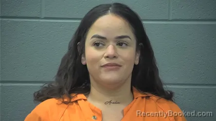 Mugshot of Nashally Gisel Cruz booked in Cass County, Indiana on August 8, 2026
