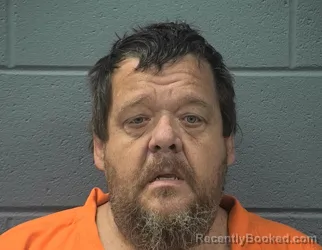 Mugshot of David Allen Luse booked in Cass County, Indiana on August 10, 2026