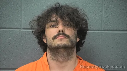 Mugshot of David Ray Allen Armstrong booked in Cass County, Indiana on August 15, 2026
