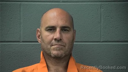 Mugshot of Jason Dwight Beebout booked in Cass County, Indiana on August 27, 2026