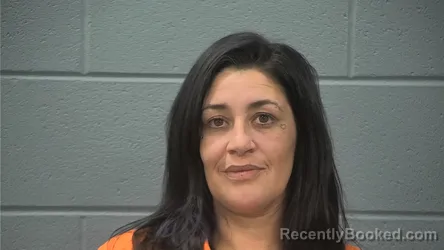 Mugshot of Ashley Marie Armijo booked in Cass County, Indiana on October 3, 2026