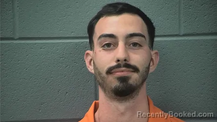 Mugshot of Elliot J Crawford booked in Cass County, Indiana on October 3, 2026