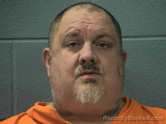 Mugshot of Daniel Eugene Brown booked in Cass County, Indiana on October 4, 2026